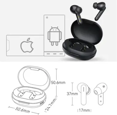 Xiaomi Auriculares inalámbricos - Haylou GT7 Negro Xiaomi Auriculares inalámbricos - Haylou GT7 Negro