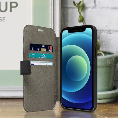 Karl Lagerfeld Funda iPhone 12 Mini Tarjetero Diseño Icono con Ch Karl Lagerfeld Funda iPhone 12 Mini Tarjetero Diseño Icono con Ch