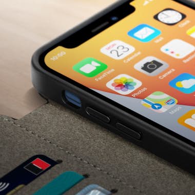 Karl Lagerfeld Funda iPhone 12 Mini Tarjetero Diseño Icono con Ch Karl Lagerfeld Funda iPhone 12 Mini Tarjetero Diseño Icono con Ch