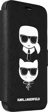 Karl Lagerfeld Funda iPhone 12 Mini Tarjetero Diseño Icono con Ch Karl Lagerfeld Funda iPhone 12 Mini Tarjetero Diseño Icono con Ch