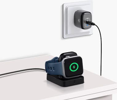 Spigen Soporte de carga magnética para Apple Watch Compac Spigen Soporte de carga magnética para Apple Watch Compac