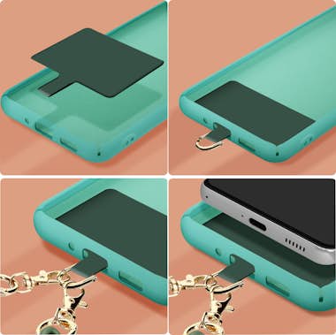 Moxie Bisutería Teléfono Cadena Gruesa 58cm verde Serie Moxie Bisutería Teléfono Cadena Gruesa 58cm verde Serie