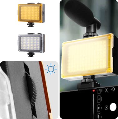 Puluz Pack Vlog con trípode plegable, micrófono y foco L Puluz Pack Vlog con trípode plegable, micrófono y foco L