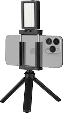 Puluz Trípode universal para smartphone con foco LED int Puluz Trípode universal para smartphone con foco LED int