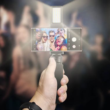 Puluz Trípode universal para smartphone con foco LED int Puluz Trípode universal para smartphone con foco LED int