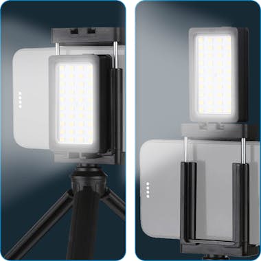 Puluz Trípode universal para smartphone con foco LED int Puluz Trípode universal para smartphone con foco LED int