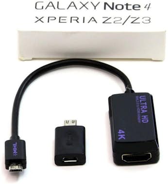PowerGreen PG ADAPTADOR MHL 3.0 A HDMI 4K 20 CM PowerGreen PG ADAPTADOR MHL 3.0 A HDMI 4K 20 CM