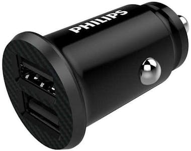 Philips Cargador de Coche DLP2510/ 2xUSB/ 12W Philips Cargador de Coche DLP2510/ 2xUSB/ 12W