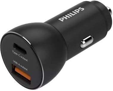 Philips Cargador de Coche DLP2521/ 2xUSB/ 36W Philips Cargador de Coche DLP2521/ 2xUSB/ 36W