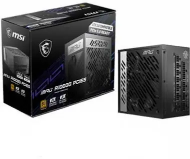 MSI FUENTE DE ALIMENTACION ATX 1000W MPG A1000G PCIE5 MSI FUENTE DE ALIMENTACION ATX 1000W MPG A1000G PCIE5