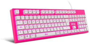 Krom PACK KROM KANDY RATÓN+TECLADO+ALFOMBRILLA BARBIE Krom PACK KROM KANDY RATÓN+TECLADO+ALFOMBRILLA BARBIE
