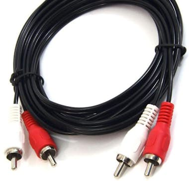 PowerGreen PG CABLE 2 RCA -M 2 RCA -M 3 METROS