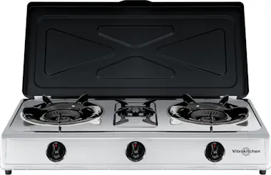 VitroKitchen Vitrokitchen 360IB hobs Negro, Acero inoxidable En VitroKitchen Vitrokitchen 360IB hobs Negro, Acero inoxidable En