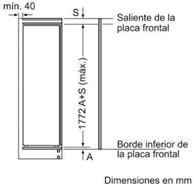 Siemens Siemens iQ500 KI81RAFE0 frigorífico Integrado 319 Siemens Siemens iQ500 KI81RAFE0 frigorífico Integrado 319