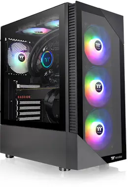Thermaltake Thermaltake View 200 TG ARGB Midi Tower Negro Thermaltake Thermaltake View 200 TG ARGB Midi Tower Negro
