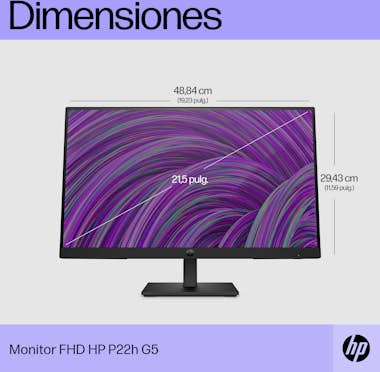 HP HP P22h G5 54,6 cm (21.5"") 1920 x 1080 Pixeles Fu