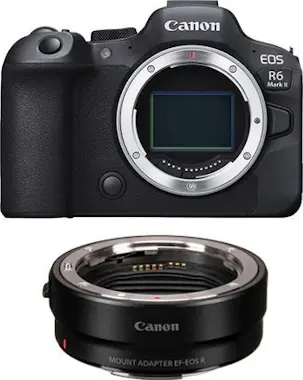 Canon EOS R6 Mark II (Cuerpo) + Adaptador de montura EF- Canon EOS R6 Mark II (Cuerpo) + Adaptador de montura EF-