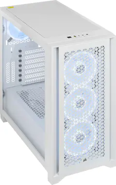 Corsair CAJA CORSAIR ICUE 4000D RGB AIRFLOW CRISTAL TEMPLA Corsair CAJA CORSAIR ICUE 4000D RGB AIRFLOW CRISTAL TEMPLA