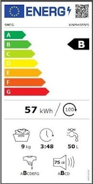SMEG Lavadora Smeg WNP94SEBES 9KG 1400RPM SMEG Lavadora Smeg WNP94SEBES 9KG 1400RPM