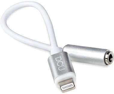 DCU Tecnologic Adaptador Lightning/jack 3.5mm Macho/hembra 15cm - DCU Tecnologic Adaptador Lightning/jack 3.5mm Macho/hembra 15cm -
