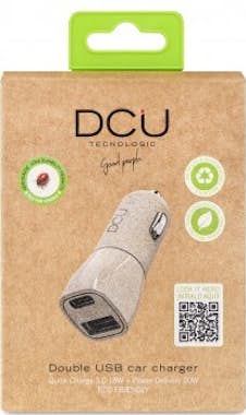 DCU Tecnologic Cargador Coche Eco Friendly Usb Qc 3.0 18w + Usb-c DCU Tecnologic Cargador Coche Eco Friendly Usb Qc 3.0 18w + Usb-c