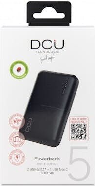 DCU Tecnologic Power Bank 5.000 Mah Triple Output 2 Usb + Usb C - DCU Tecnologic Power Bank 5.000 Mah Triple Output 2 Usb + Usb C -