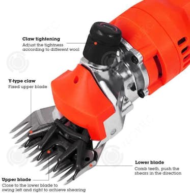 Tech DISCOUNT INN® Trimmer para lana Tijeras eléctricas Herramie Tech DISCOUNT INN® Trimmer para lana Tijeras eléctricas Herramie