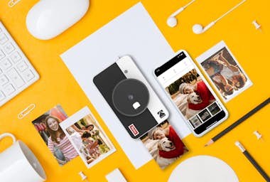 KODAK Mini Shot Combo 2 Retro C210R - Cámara instantánea KODAK Mini Shot Combo 2 Retro C210R - Cámara instantánea