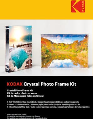 KODAK - Cadre transparent, Format A6 (10x15cm) avec 5 fe KODAK - Cadre transparent, Format A6 (10x15cm) avec 5 fe