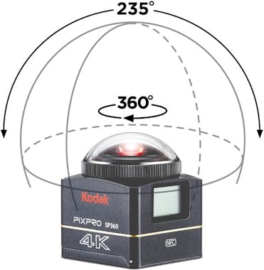 KODAK Pixpro SP360 4K Action Cam Noir - Pack Explorer - KODAK Pixpro SP360 4K Action Cam Noir - Pack Explorer -