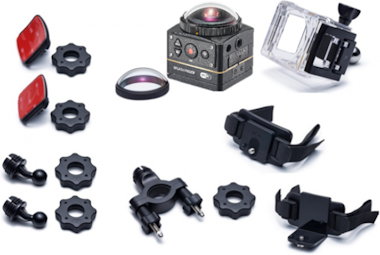 KODAK Pixpro SP360 4K Action Cam Noir - Pack Explorer - KODAK Pixpro SP360 4K Action Cam Noir - Pack Explorer -