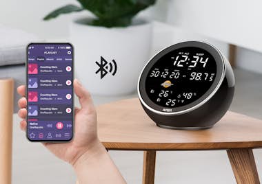 NASA - Station Météo - Enceinte Bluetooth WSP1500 Noire NASA - Station Météo - Enceinte Bluetooth WSP1500 Noire