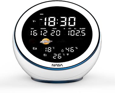 NASA - Station Météo - Enceinte Bluetooth WSP1500 Blanc NASA - Station Météo - Enceinte Bluetooth WSP1500 Blanc