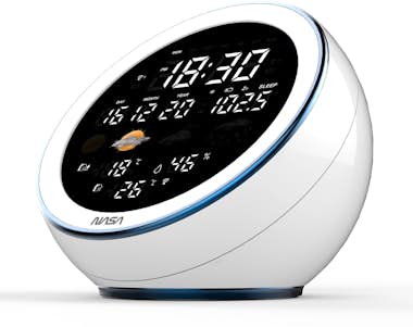 NASA - Station Météo - Enceinte Bluetooth WSP1500 Blanc NASA - Station Météo - Enceinte Bluetooth WSP1500 Blanc