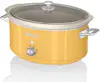 SWAN SF17031YELNEU Retro Olla Cocción Lenta, 6,5L, Reci SWAN SF17031YELNEU Retro Olla Cocción Lenta, 6,5L, Reci