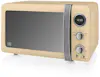 SWAN SM22030CNEU Retro Microondas Digital 20L, 5 Nivele SWAN SM22030CNEU Retro Microondas Digital 20L, 5 Nivele