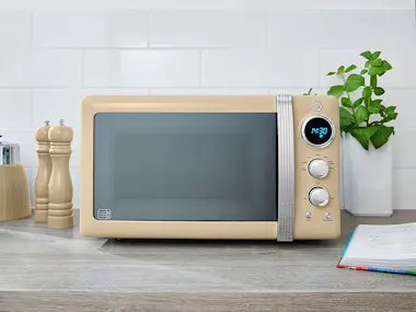 SWAN SM22030CNEU Retro Microondas Digital 20L, 5 Nivele SWAN SM22030CNEU Retro Microondas Digital 20L, 5 Nivele