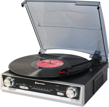 Roadstar Roadstar TTR-8634 tocadisco Negro, Plata Roadstar Roadstar TTR-8634 tocadisco Negro, Plata