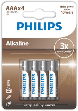 Philips Philips LR03A4B/10 pila doméstica Batería de un so Philips Philips LR03A4B/10 pila doméstica Batería de un so