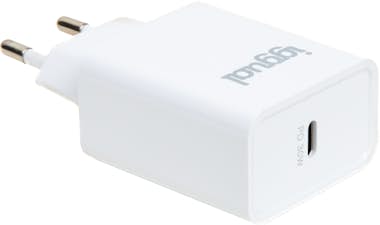 iggual iggual Cargador rápido de pared USB PD tipo C 30W iggual iggual Cargador rápido de pared USB PD tipo C 30W