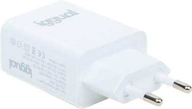 iggual iggual Cargador rápido de pared USB PD tipo C 30W iggual iggual Cargador rápido de pared USB PD tipo C 30W