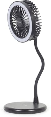 Gembird Gembird TA-WPC10-LEDFAN-01 ventilador Negro Gembird Gembird TA-WPC10-LEDFAN-01 ventilador Negro