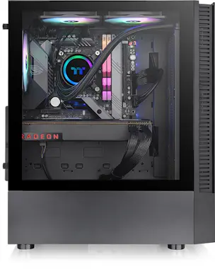 Thermaltake Thermaltake View 200 TG ARGB Midi Tower Negro Thermaltake Thermaltake View 200 TG ARGB Midi Tower Negro