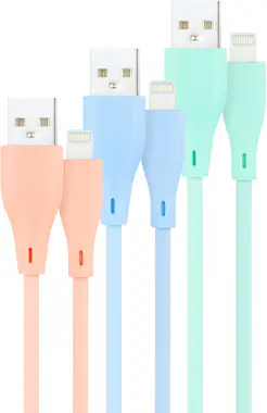 Nanocable Nanocable 3 Cables Lightning a USB 2.0, Lightning/ Nanocable Nanocable 3 Cables Lightning a USB 2.0, Lightning/