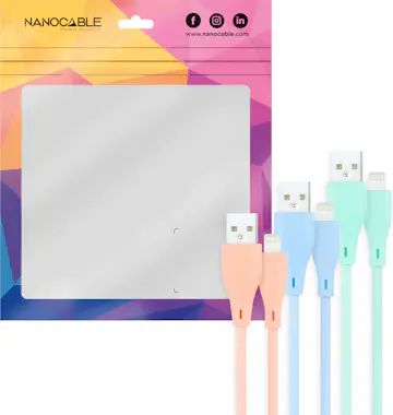 Nanocable Nanocable 3 Cables Lightning a USB 2.0, Lightning/ Nanocable Nanocable 3 Cables Lightning a USB 2.0, Lightning/