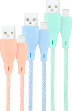 Nanocable Nanocable 3 Cables Lightning a USB 2.0, Lightning/ Nanocable Nanocable 3 Cables Lightning a USB 2.0, Lightning/