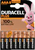 Duracell Duracell Plus 100 AAA Batería de un solo uso Alcal Duracell Duracell Plus 100 AAA Batería de un solo uso Alcal