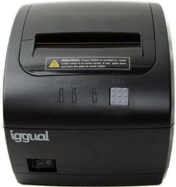 iggual Impresora térmica TP7001 USB+RJ45 negro iggual Impresora térmica TP7001 USB+RJ45 negro
