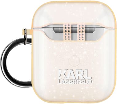 Karl Lagerfeld Airpods Estuche de silicona Purpurina Choupette Ik Karl Lagerfeld Airpods Estuche de silicona Purpurina Choupette Ik