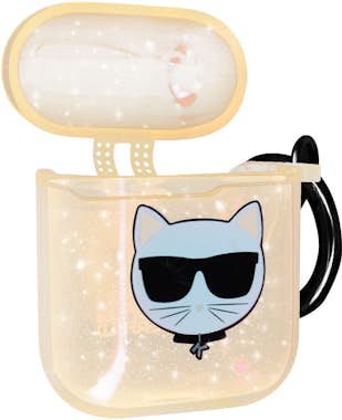 Karl Lagerfeld Airpods Estuche de silicona Purpurina Choupette Ik Karl Lagerfeld Airpods Estuche de silicona Purpurina Choupette Ik